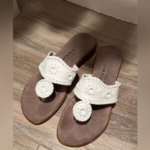 Jack Rodger white shoes